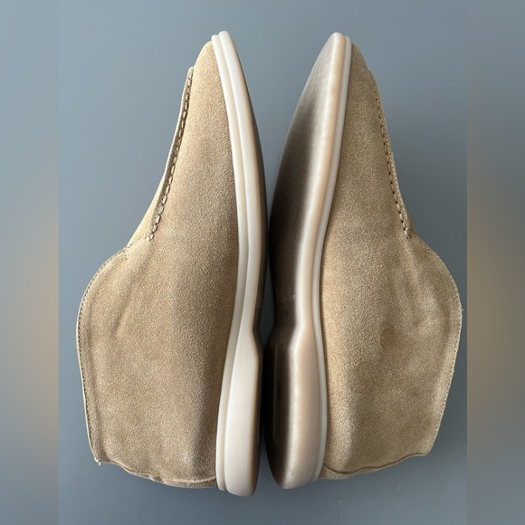 [41/US8]Loro Piana Men's Tan Summer Open Walk Ankle Light Suede Boots EUC - Picture 7 of 14